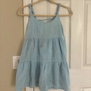 Wild Fable Kids Sundress, Size XS, Blue/light blue